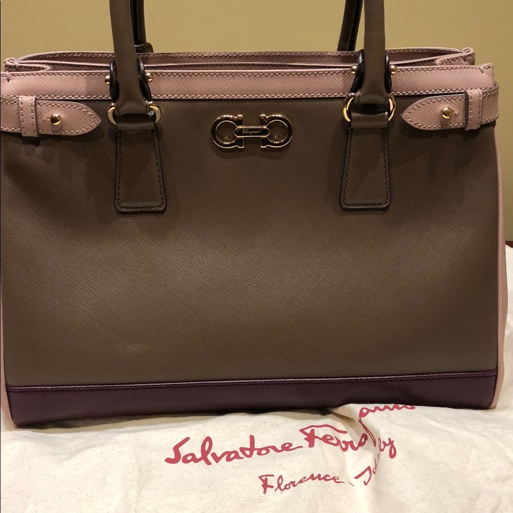 Women bag, multicolored, leather 100% authentic, medium size